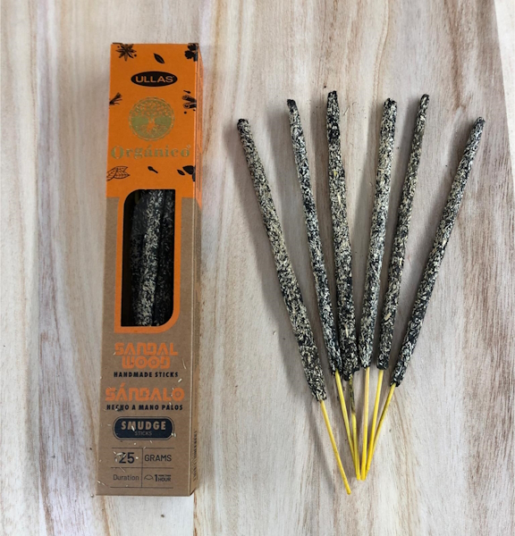 Incienso orgánico Sándalo Ullas 25 gr